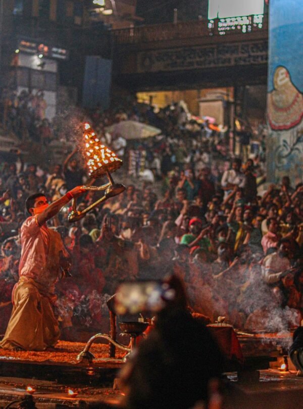 Vibrant fair and festivals in Varanasi showcasing cultural celebrations and traditional rituals