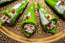 Banarasi meetha paan on a silver plate – the perfect end to the best street food in Varanasi